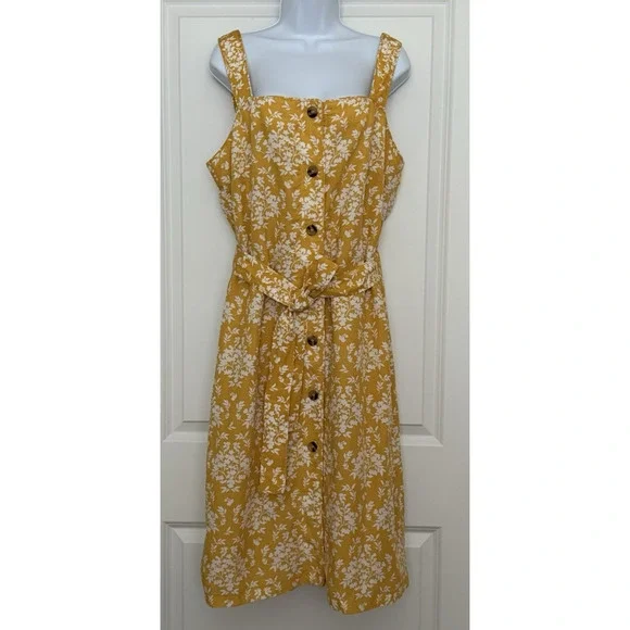 Ann Taylor | Dresses | Ann Taylor Belted Linen Blend Yellow Floral Button Front Shirt Dress Nwt Size 4 | Poshmark Ann Taylor | Dresses | Ann Taylor Belted Linen Blend Yellow Floral Button Front Shirt Dress Nwt Size 4 | Poshmark